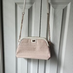 Michael Kors Blush Crossbody Bag with Gold Accents